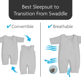 2-In-1 Swaddle Transition Sleepsuit