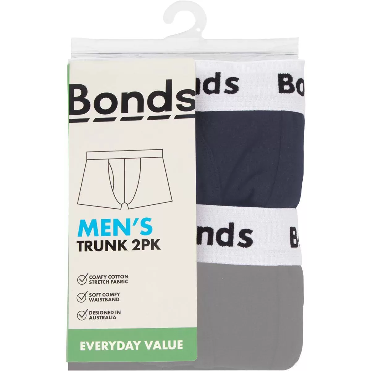 8 x Mens Bonds Everyday Trunks Underwear Assorted Shorts Jocks Briefs