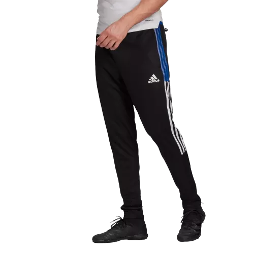 Adidas Men's Tiro 21 Track Pants - Black / Royal Blue