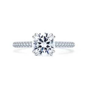 A.Jaffe Diamond Solitaire Semi-Mount Engagement Ring (0.47 ct. tw.)