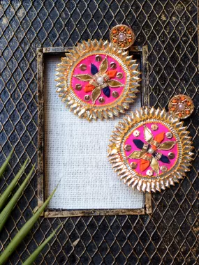 Amrapali Gota Patti Earrings