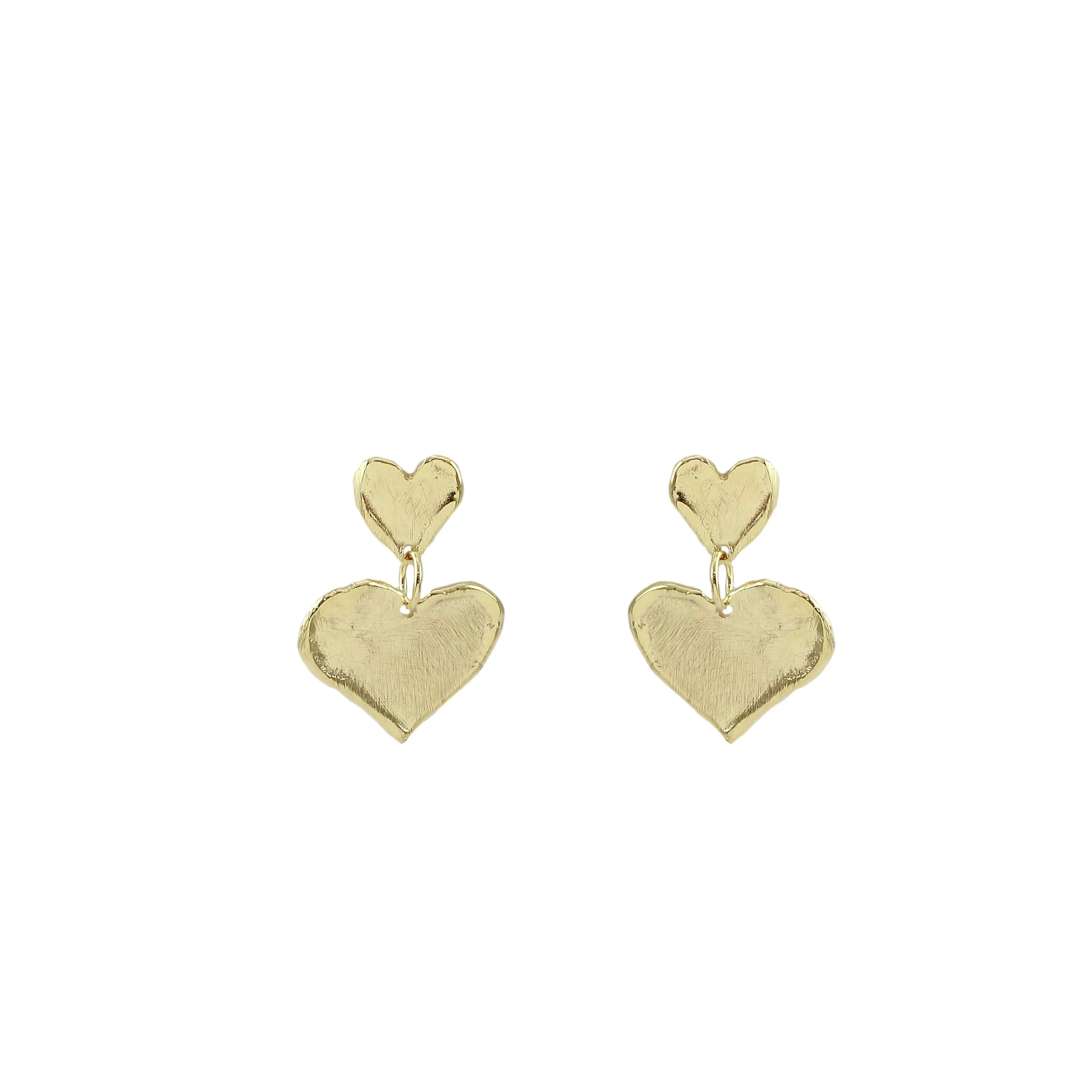 Aneliya Petite Heart Earrings