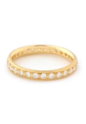 Anne Sportun 18K Yellow Gold Diamond Eternity Band