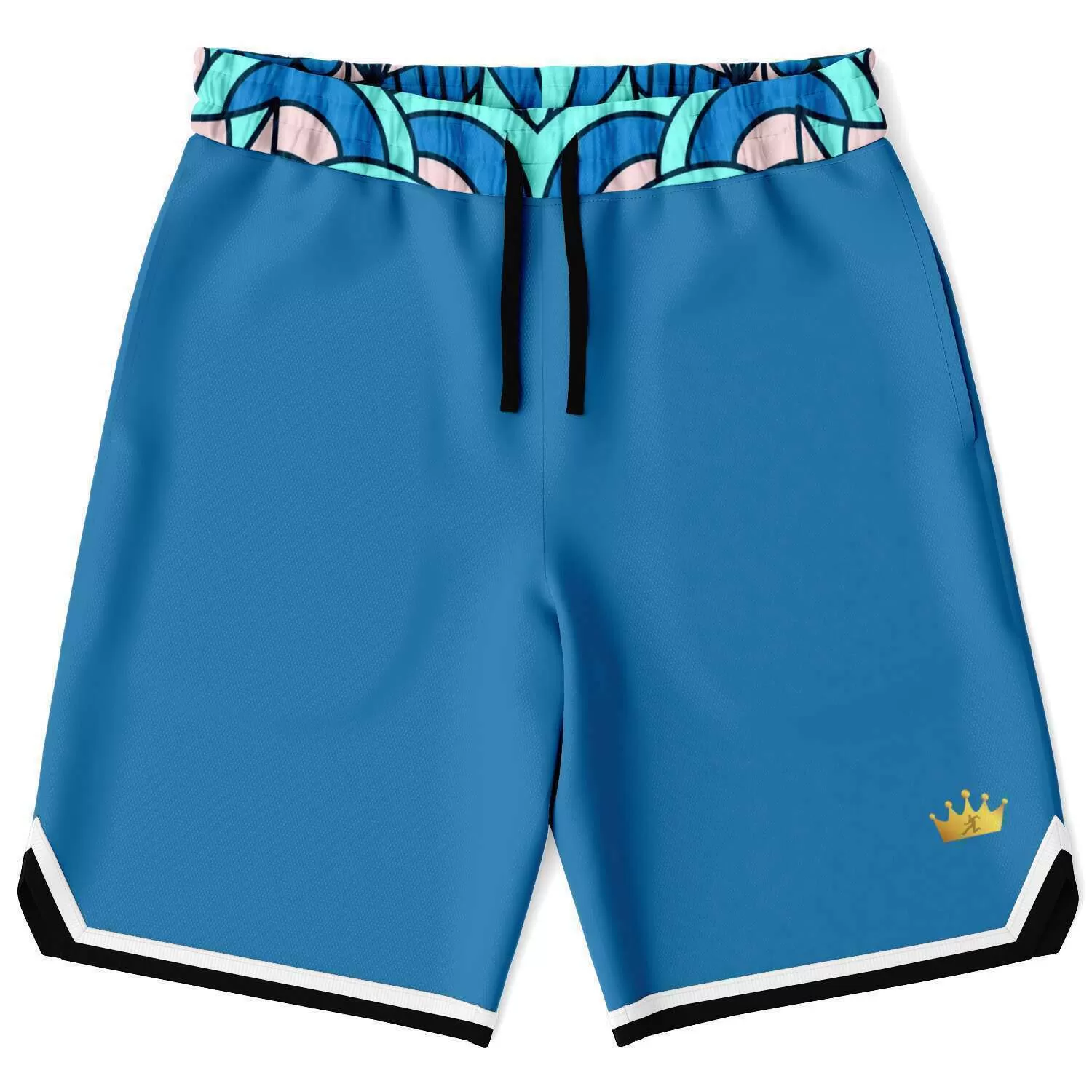 Aqua Amarillo Unisex Basketball Shorts