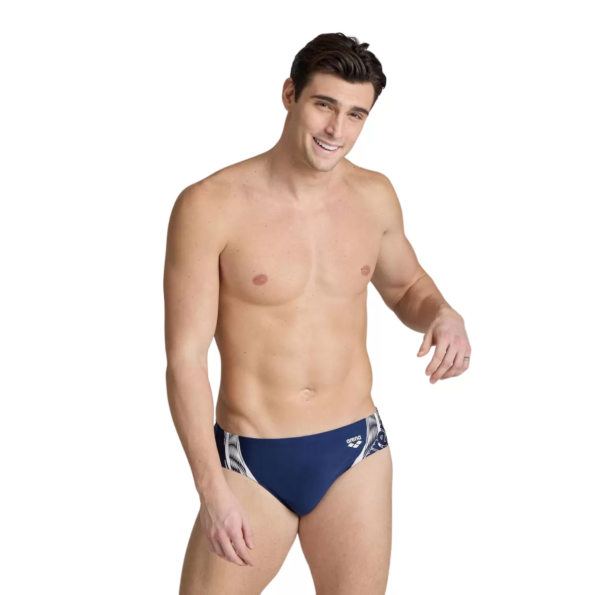 Arena Men's swimming pool briefs Briefs Graphic 005536 710 blue-white