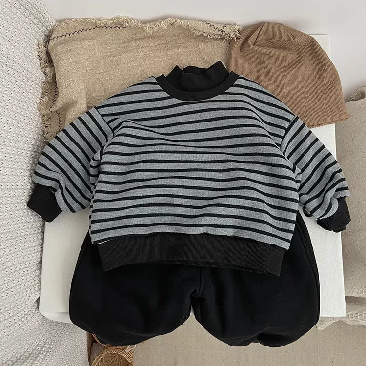 Baby Kid Boys Striped Tops Wholesale 23113018