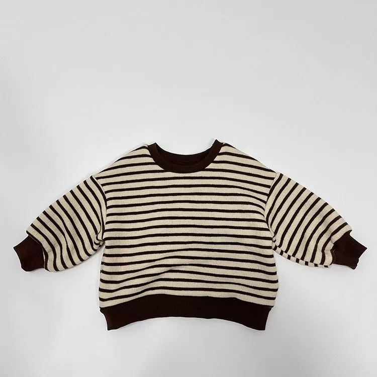 Baby Kid Boys Striped Tops Wholesale 23113018