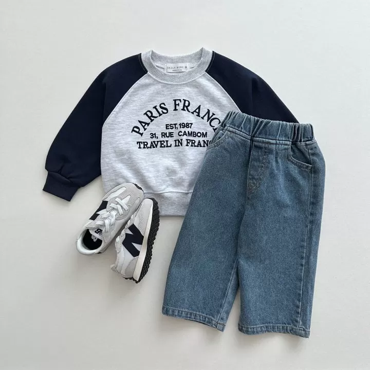 Baby Kid Girls Boys Solid Color Jeans Wholesale 231130148