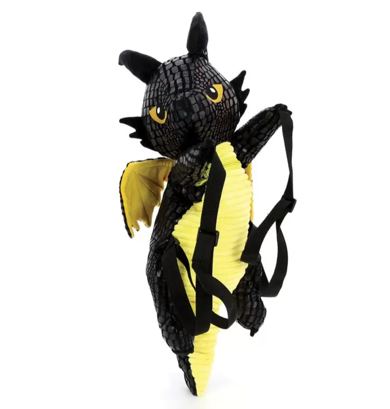 Backpack - Black Dragon Stuffed Backpack