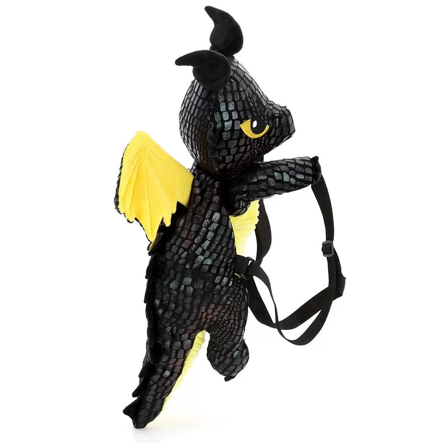 Backpack - Black Dragon Stuffed Backpack