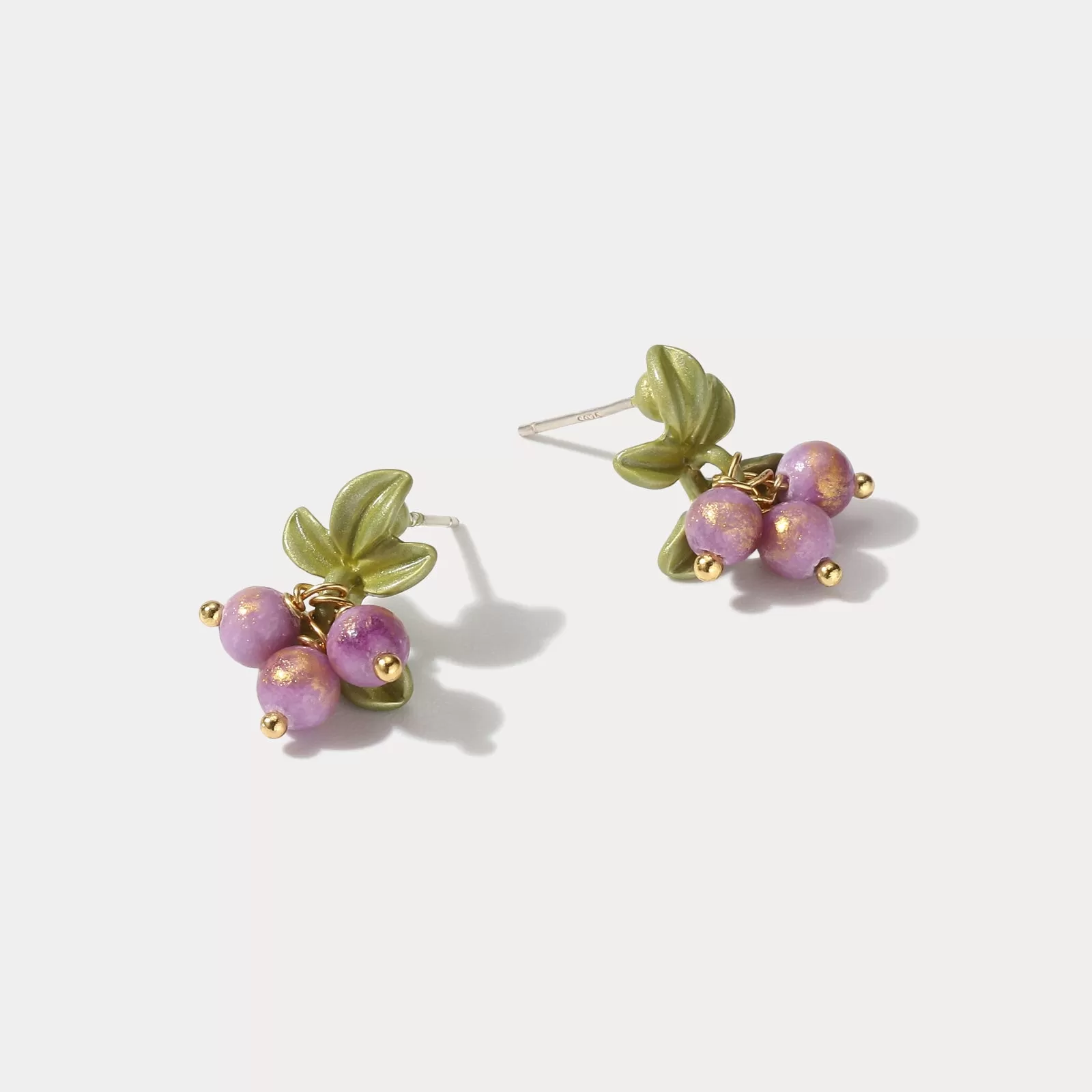 Beautyberry Stud Earrings