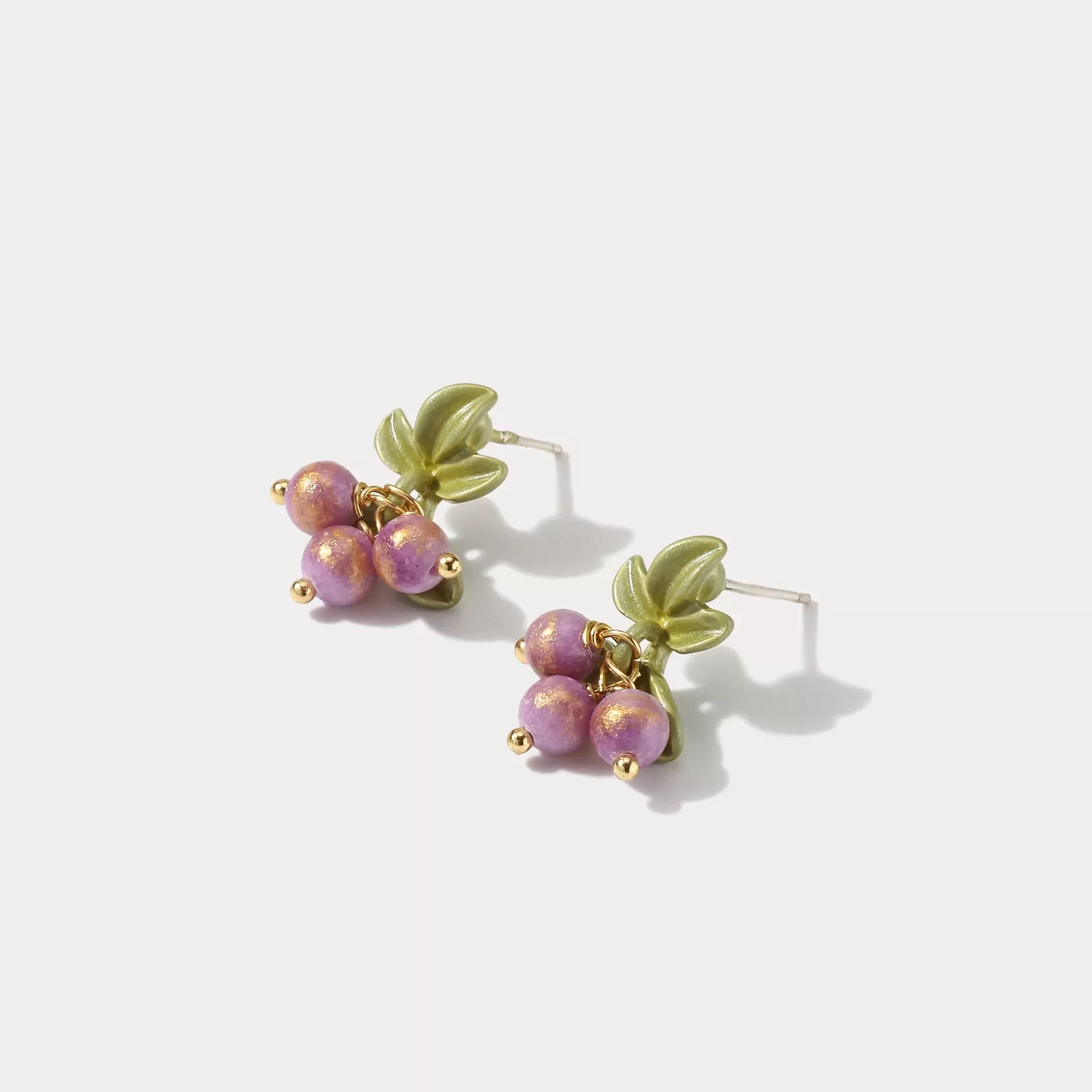 Beautyberry Stud Earrings