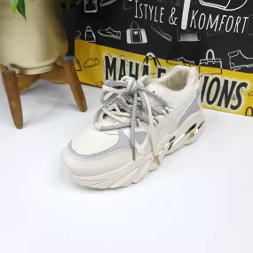 Beige Chunky Sneakers