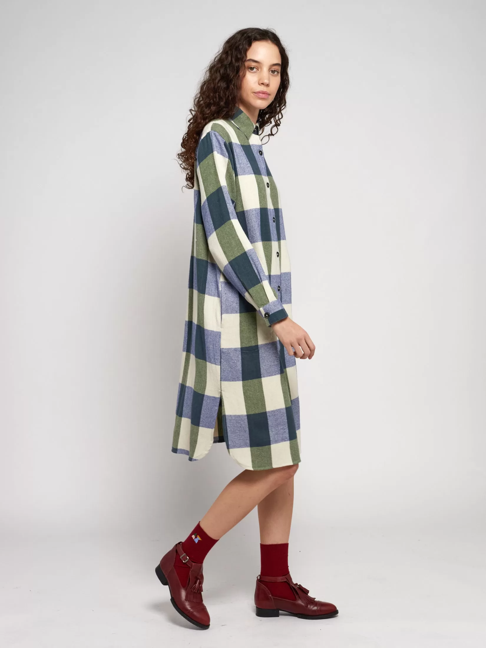 Bobo Choses WOMAN | Plaid Check shirt dress