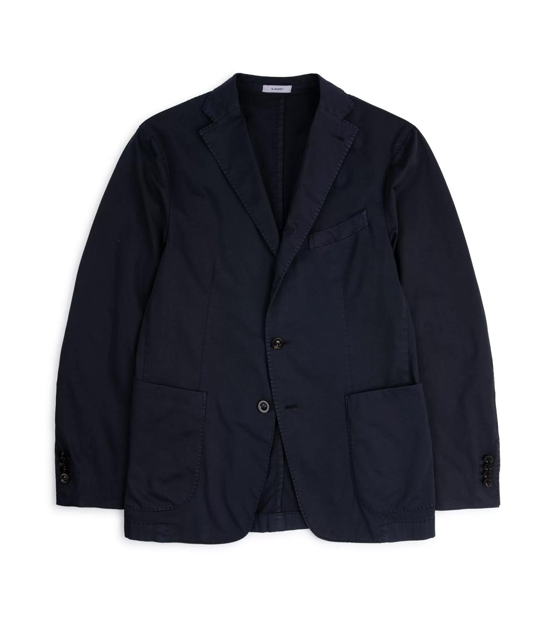 Boglioli Superlight Cotton K Suit Jacket: Navy