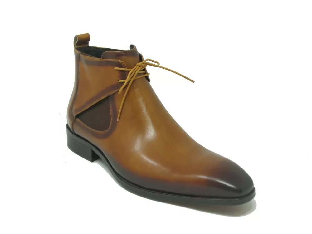 Calfskin Lace-up Chukka Boot