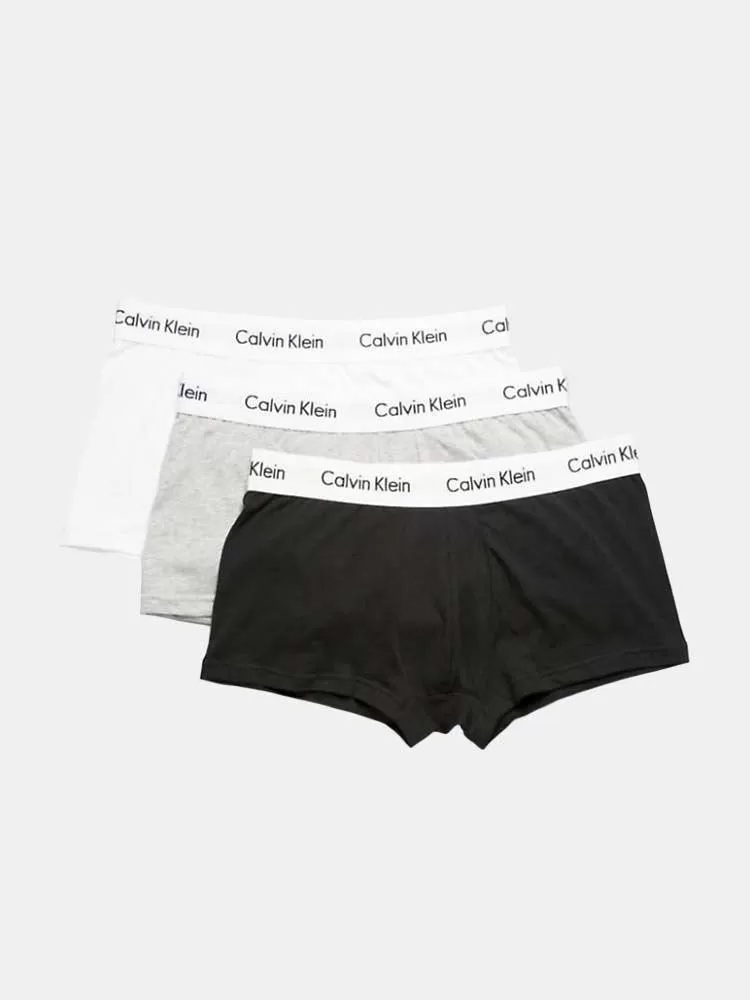 Calvin Klein Cotton Stretch Low Rise Trunks - Assorted