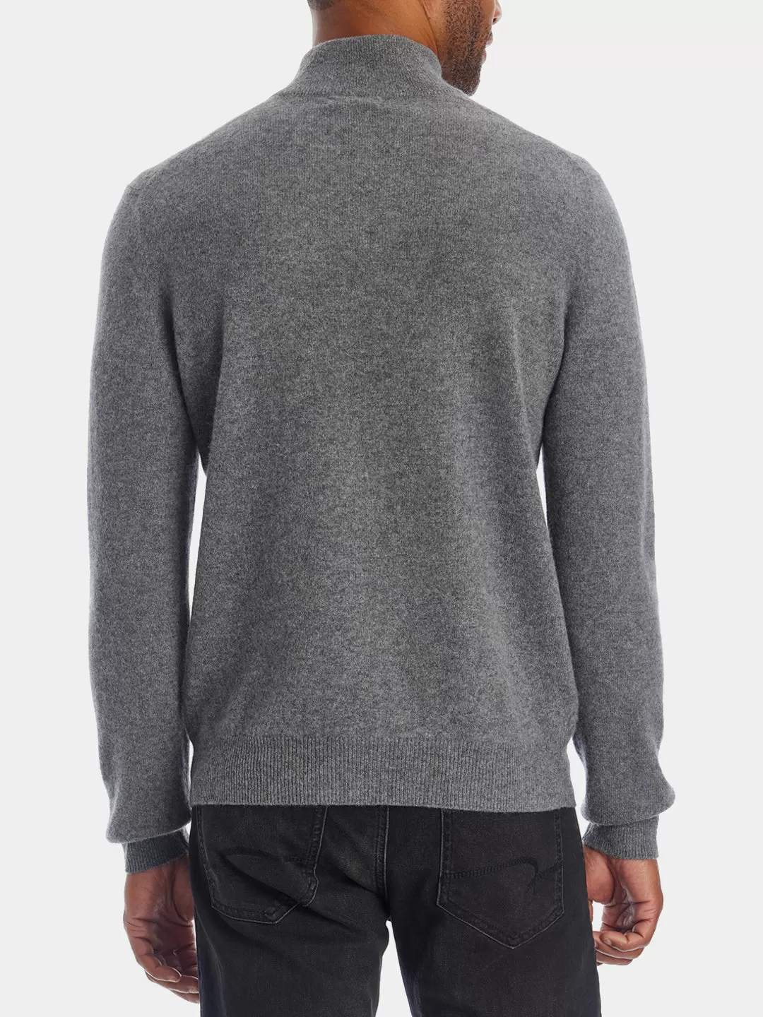 Cashmere Quarter Zip Sweater