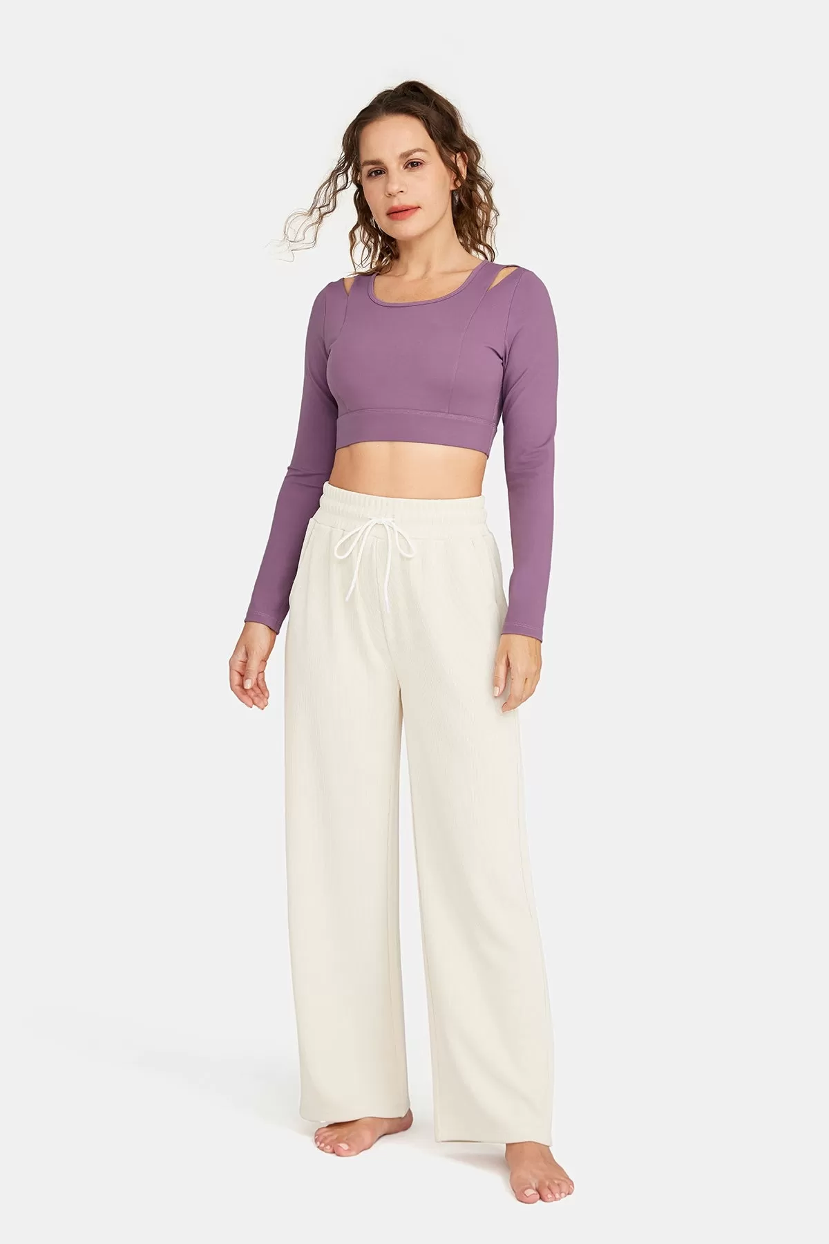 Casual Striped Lightweight Track Pant