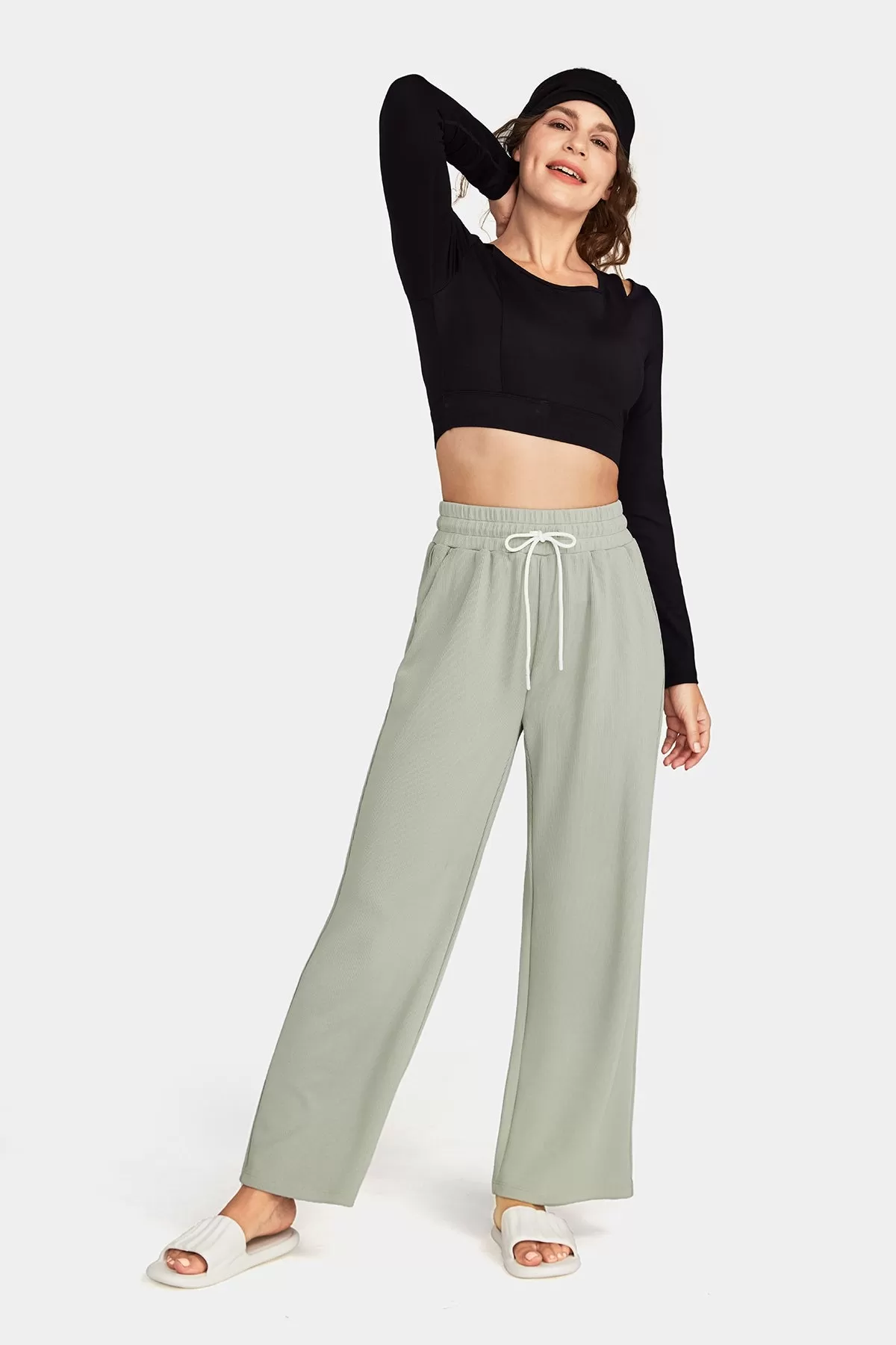 Casual Striped Lightweight Track Pant