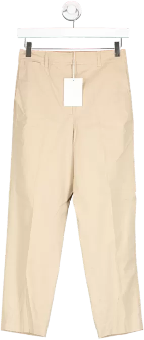 cos Beige Straight Leg Trousers UK 6