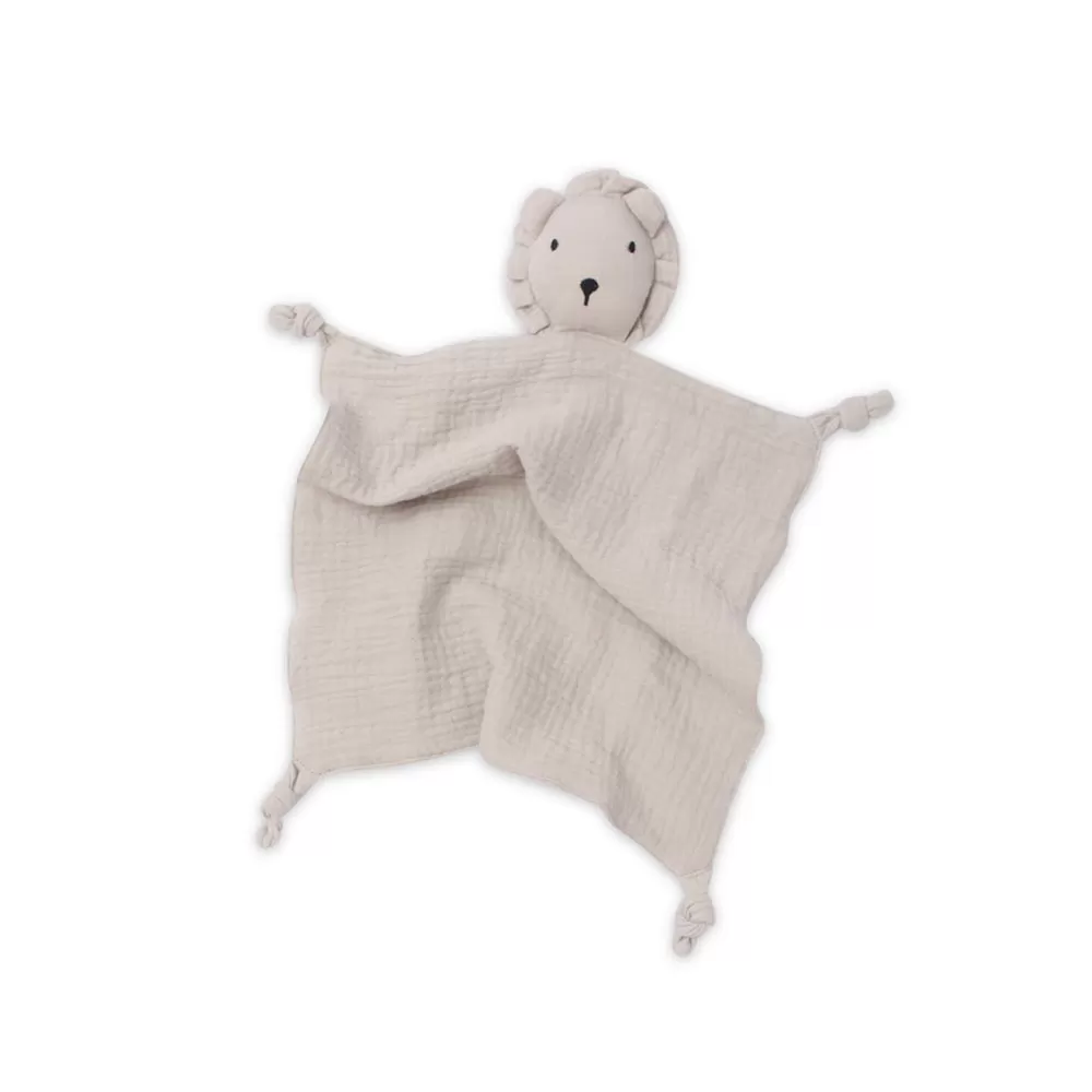 Cotton Baby Comforter Leo The Lion — Ivory