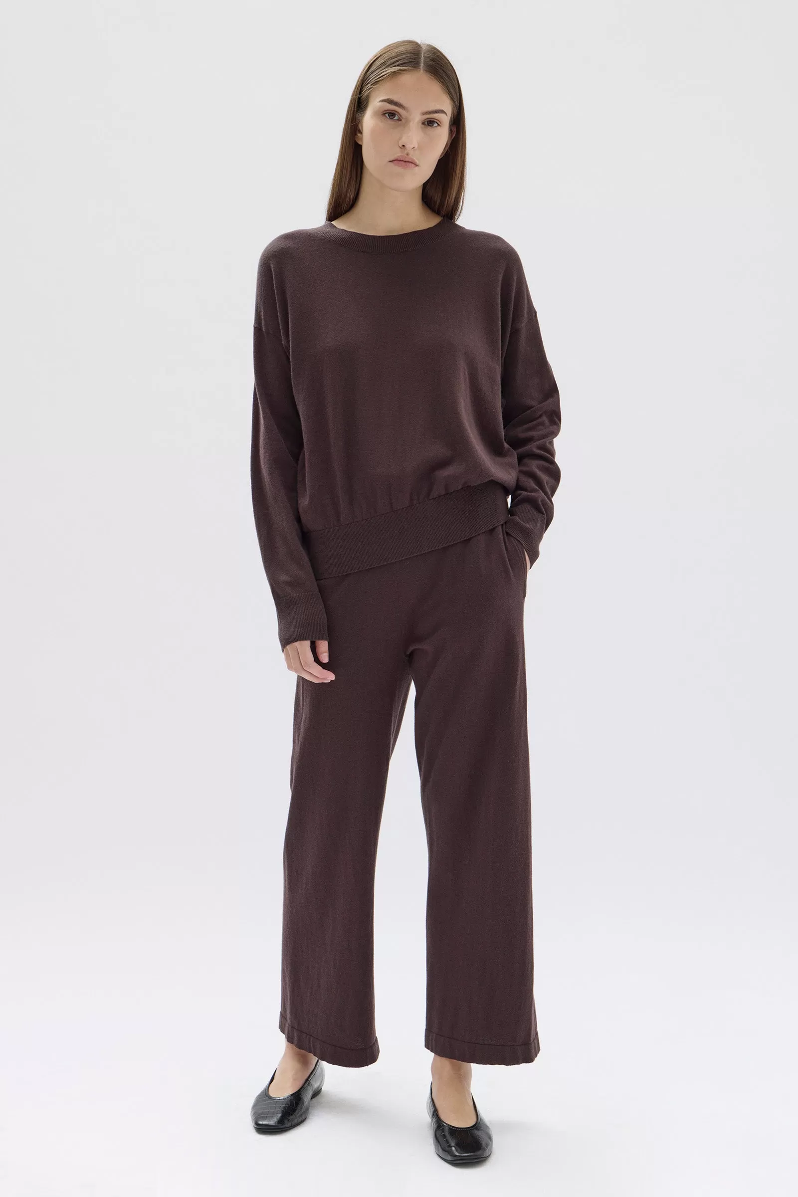 Cotton Cashmere Lounge Sweater