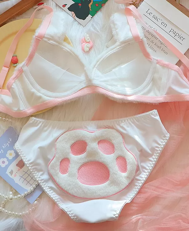 Cute Cat Paw Underwear Suits PN6419