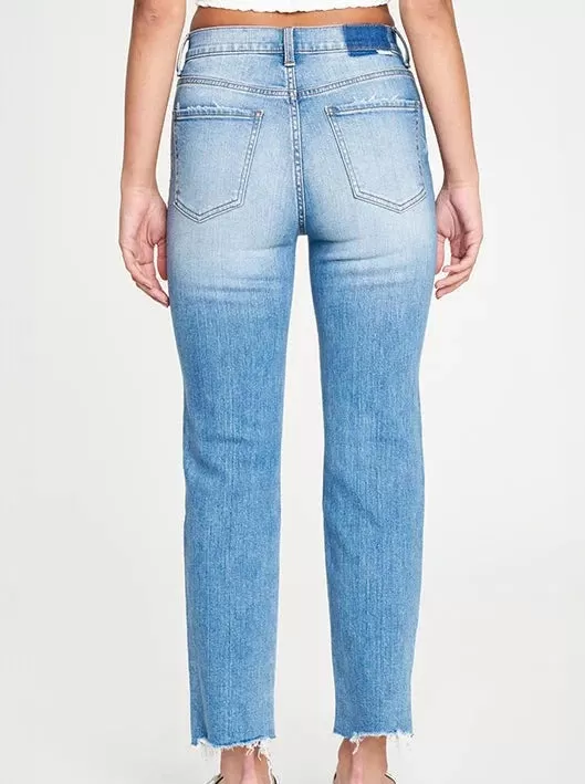 Daze Denim : Straight Up High Rise Straight