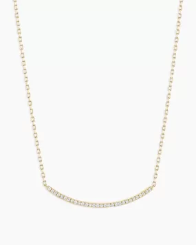 Diamond Taner Bar Necklace