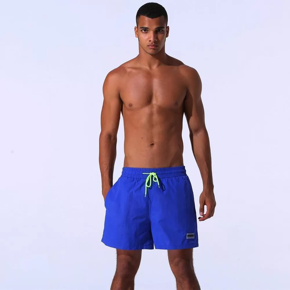 Drawstring Men Beach Shorts