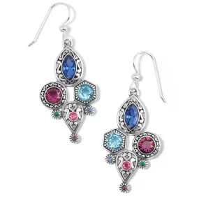 Elora Gems Cubist French Wire Earrings