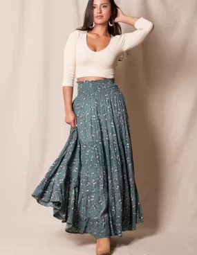 Emmalyn Maxi Skirt - Mineral