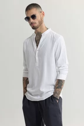 Ennead White Kurta Shirt