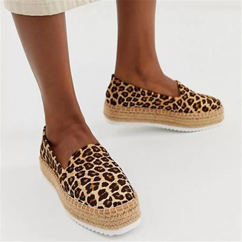 Faux Suede Espadrilles Casual Loafers