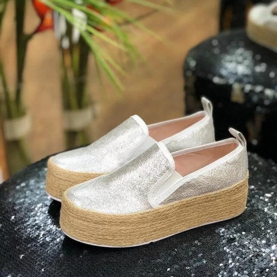 Faux Suede Espadrilles Casual Loafers