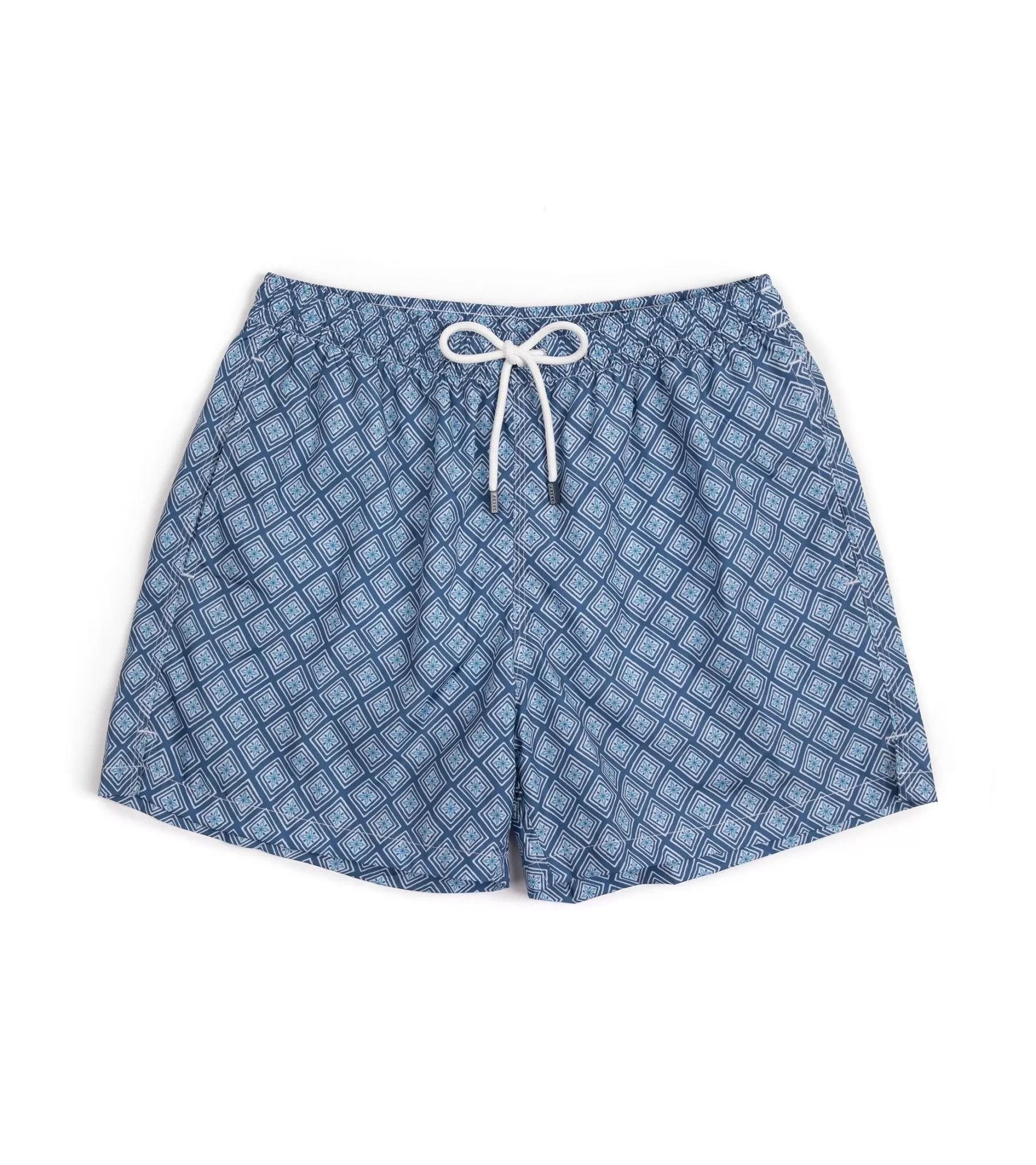 Fedeli Square Swimming Trunks: Blue