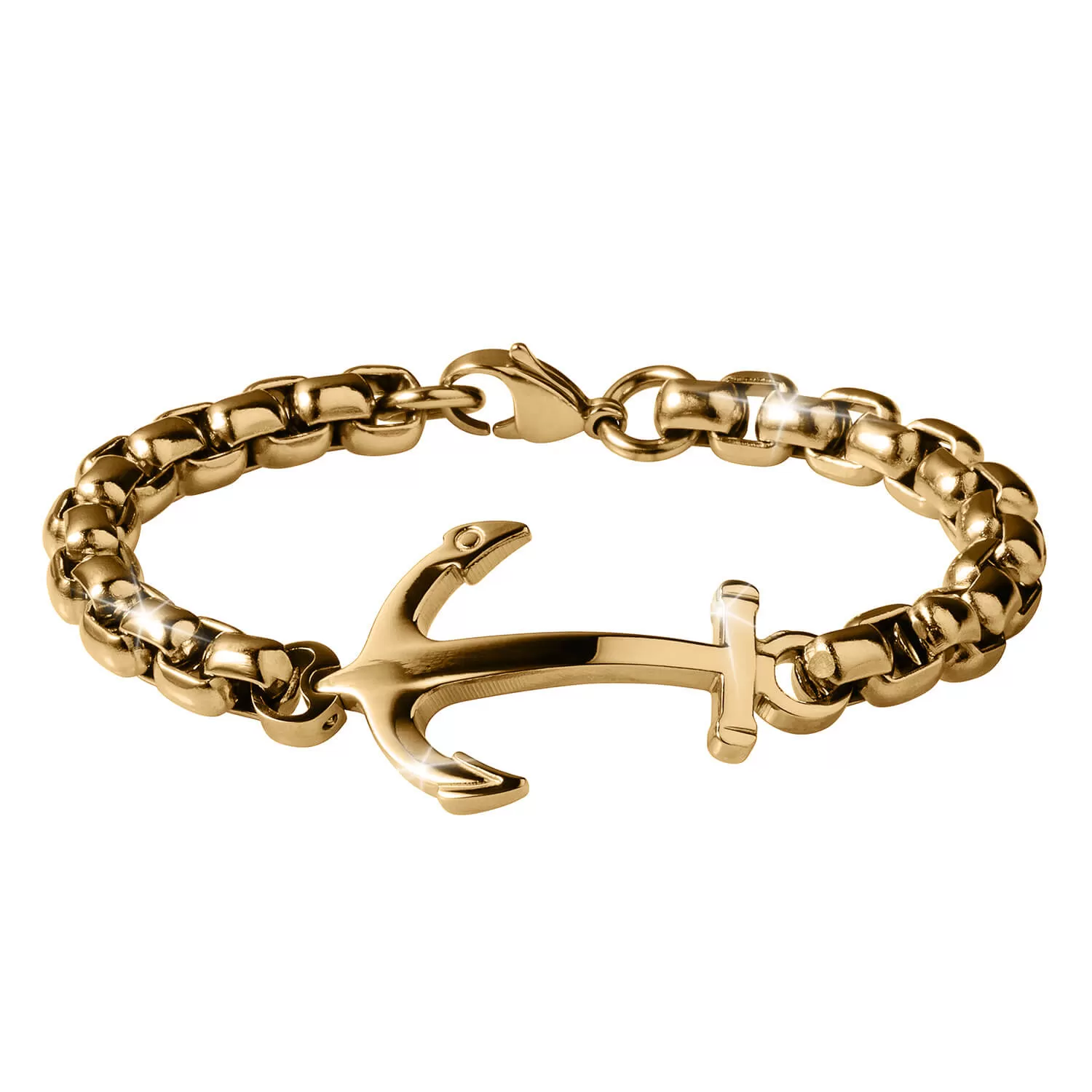 Golden Anchor Men's Bracelet