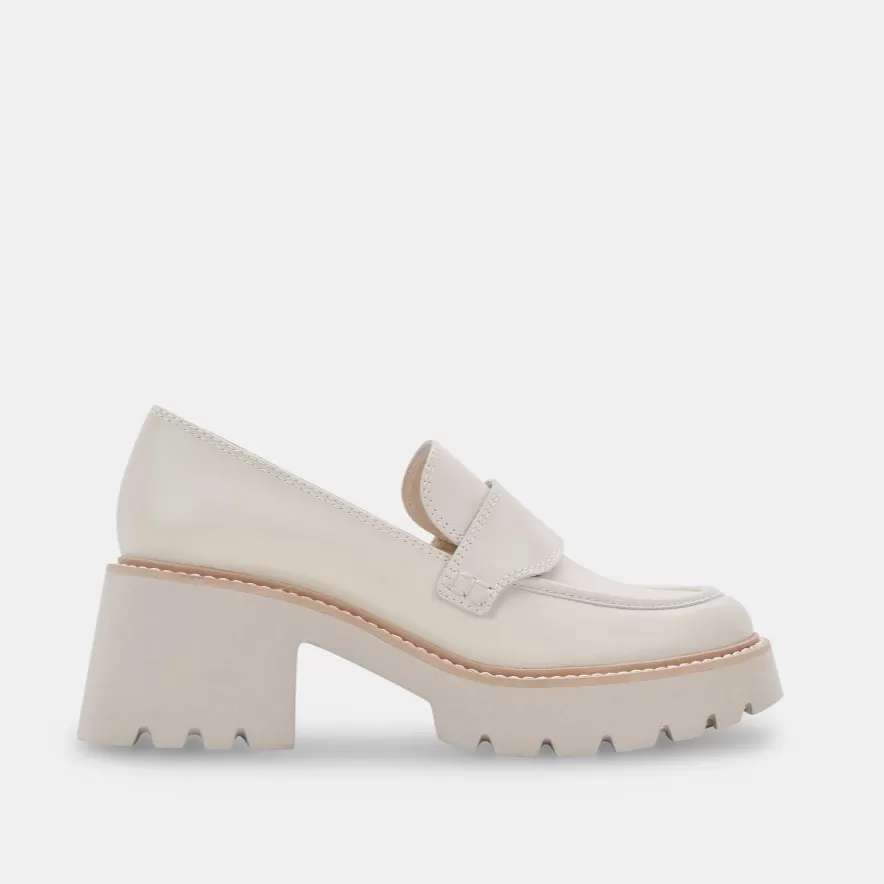 Halona Loafers - Ivory Leather