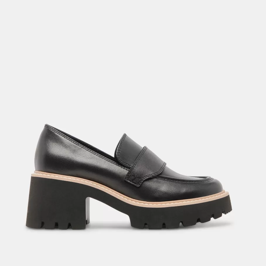 Halona Loafers - Onyx Leather