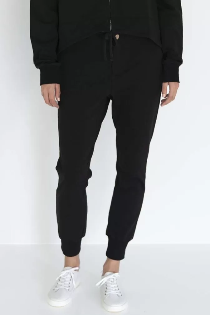 Hazel Black Track Pant