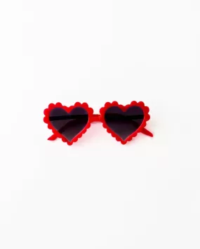 Heart Sunglasses | Red