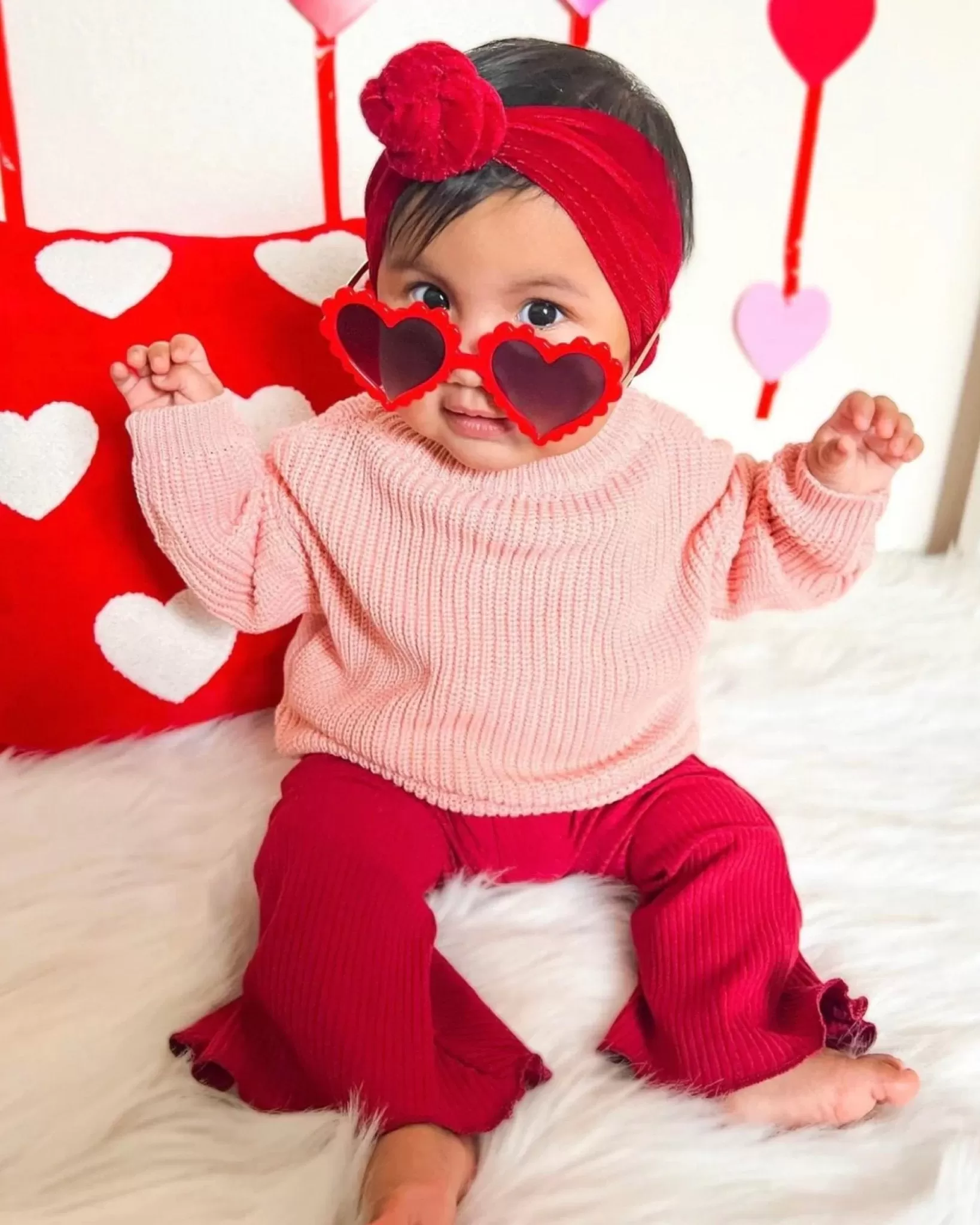 Heart Sunglasses | Red