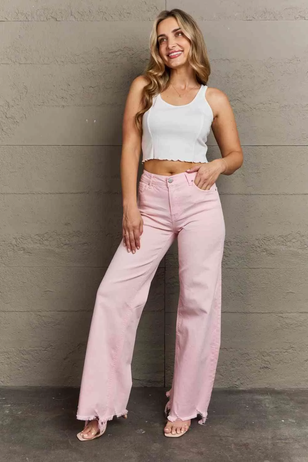 High Waist Wide Leg Jeans