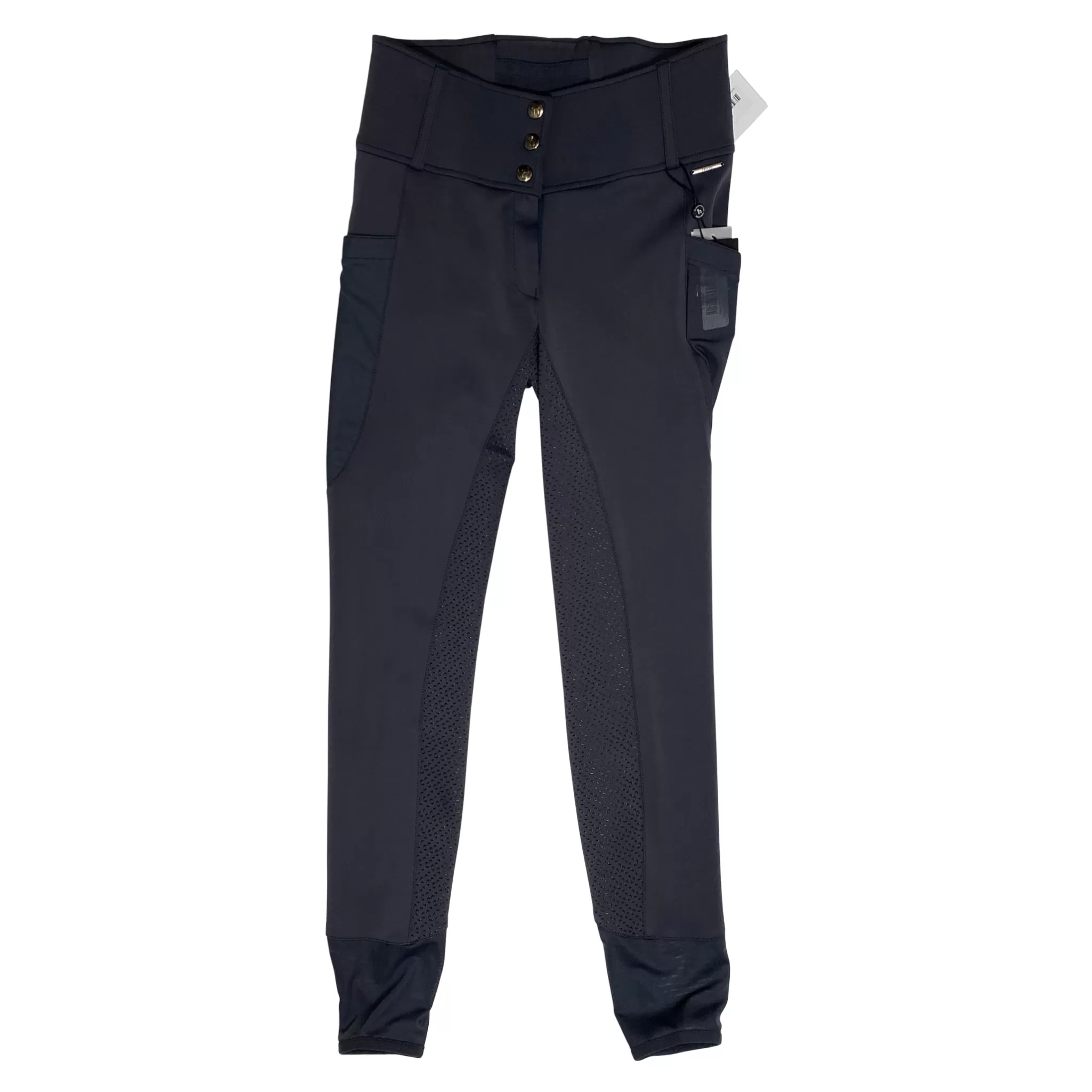 Horze 'Ebba Tec' Full Seat Breech in Dark Navy - Women's 30