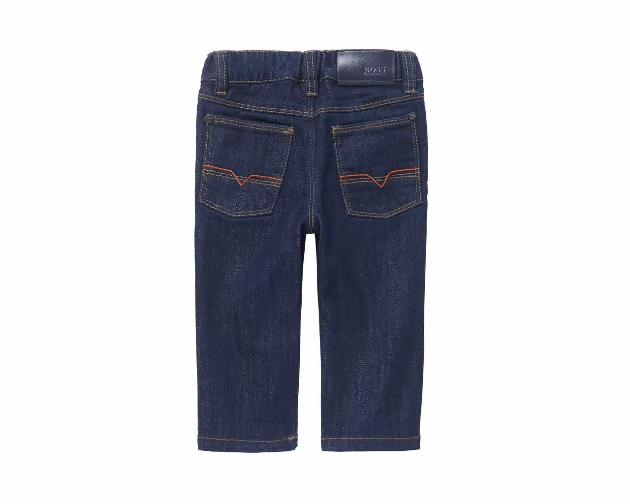 Hugo Boss J04253 Z09 Elastic Waistband Baby's Jeans Dark Blue