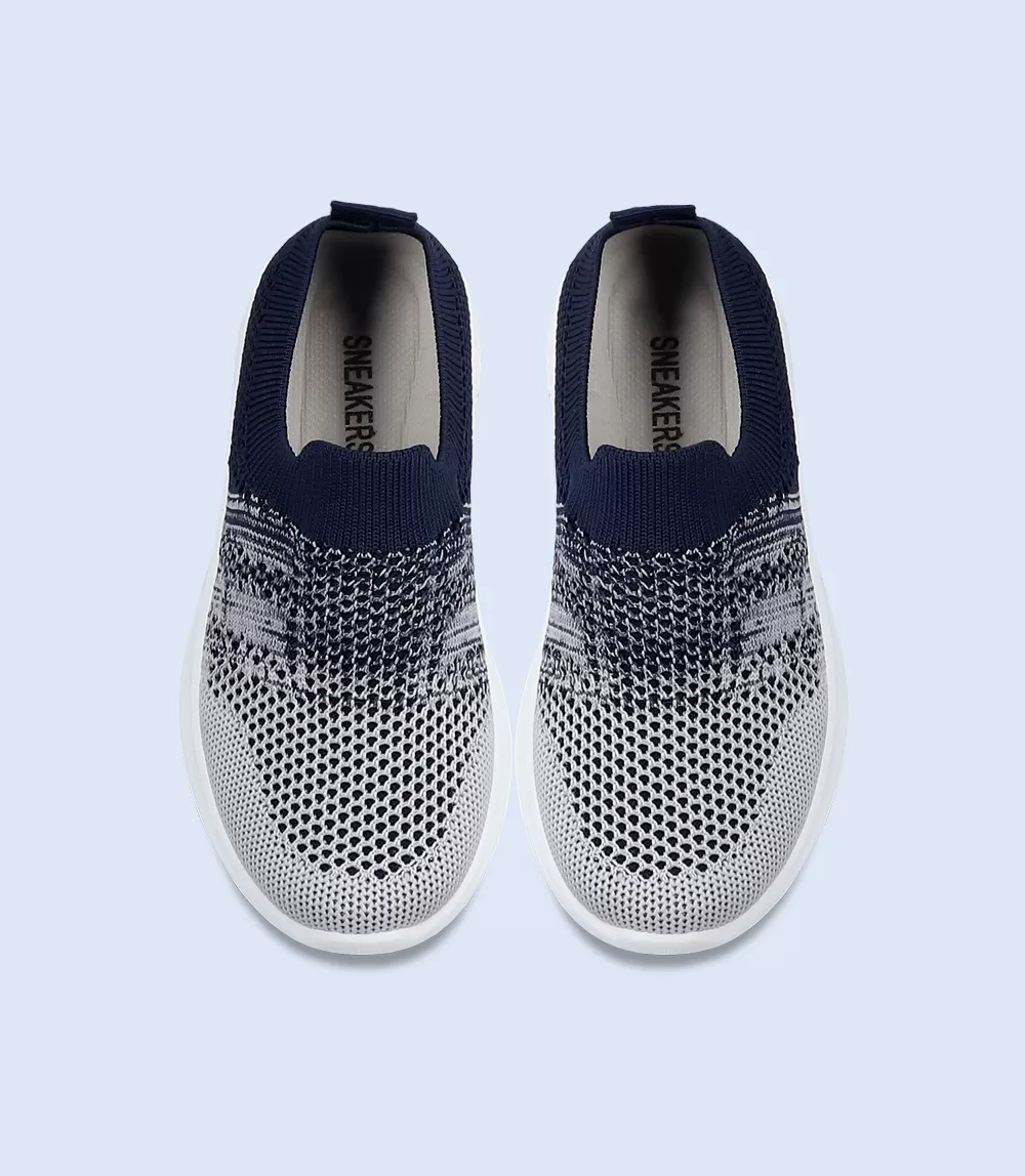 KB0136-NAVY-Boys Casual Sneakers