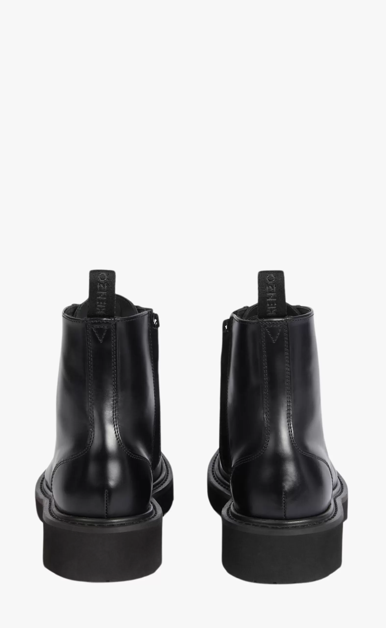 KENZO UKIO LACE UP BLACK BOOTS