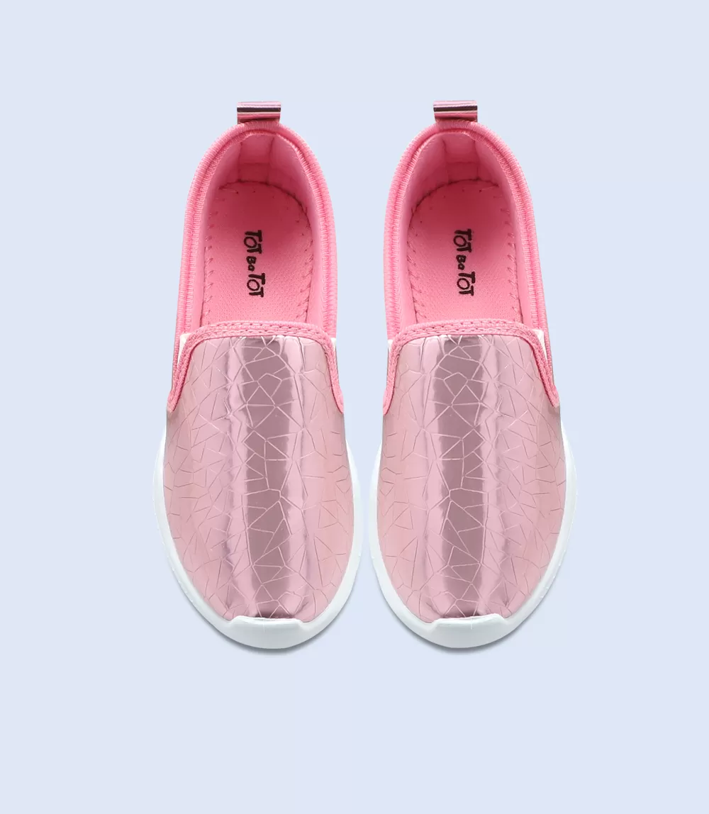 KG0065-PINK-Girls Casual Sneakers