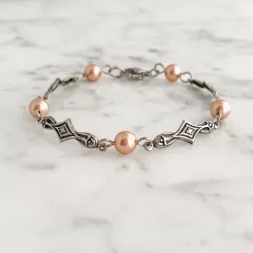 LUISA Art Deco and Swarovski pearl bracelet